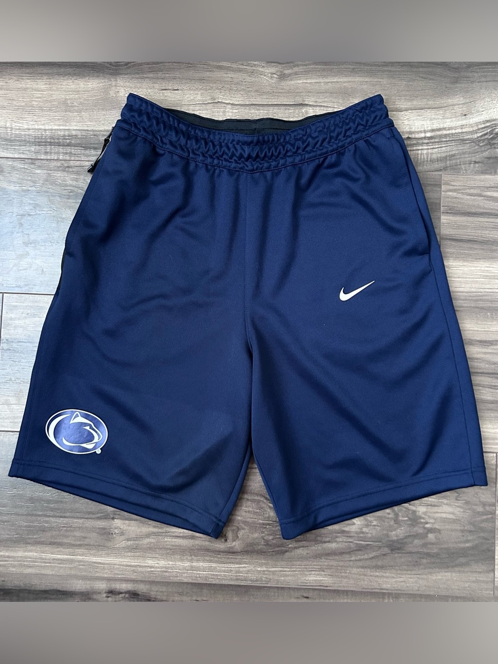 Nike Penn State Nittany Lions Athletic Team Shorts Men's Size Medium Navy Blue